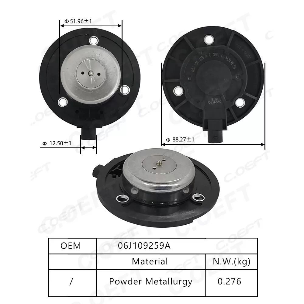 New Automatic Camshaft Cylinder Head Magnet 06J109259A for VW GOLF