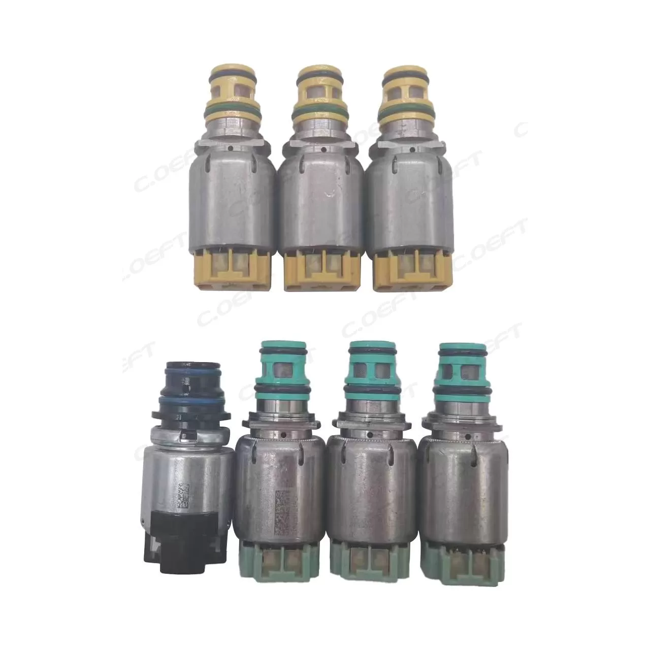 Refabrication High Quality Gearbox Valve Kit Transmission Shift Solenoid Transmission Valve 7PCS/SET New 6T45E for Buick