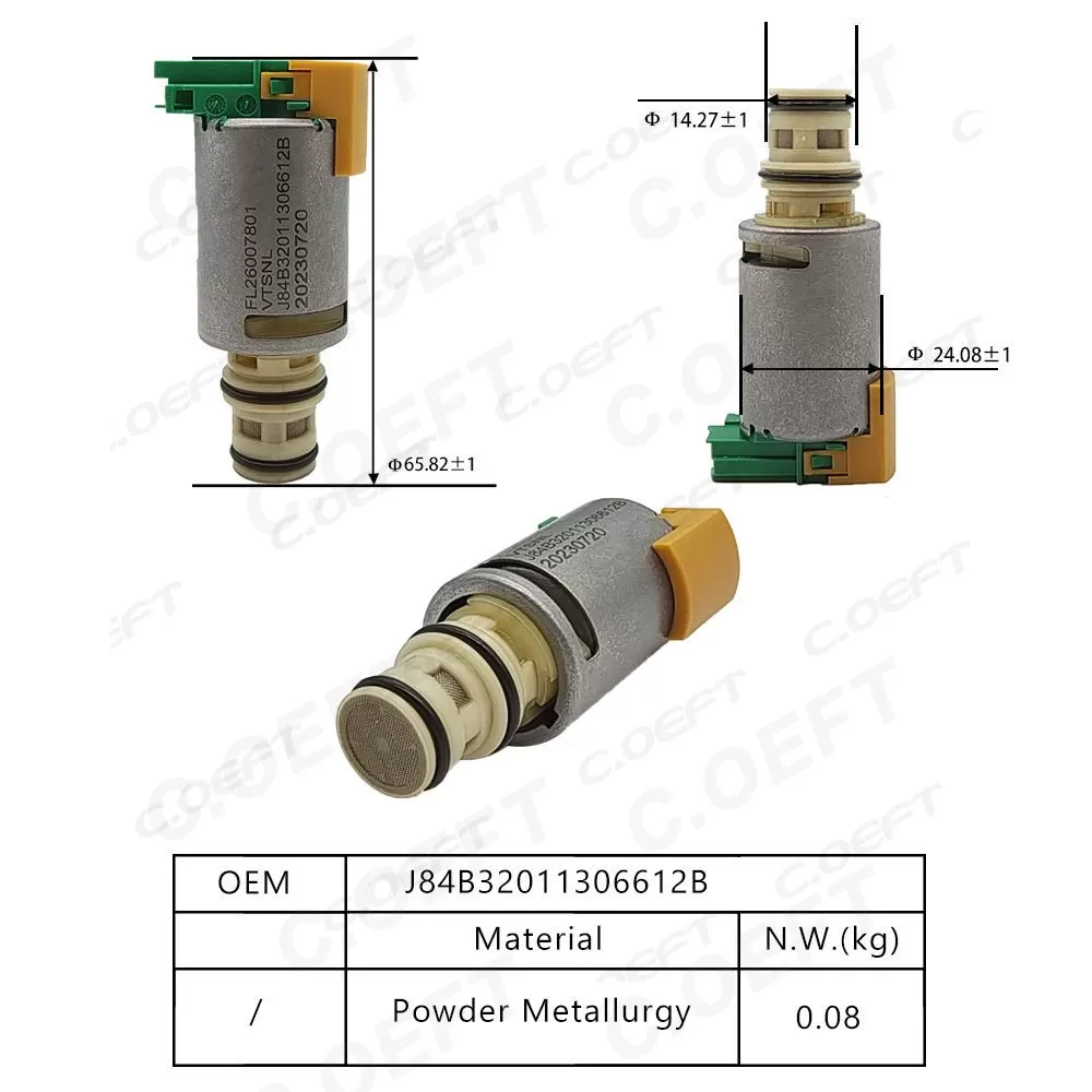 For BYD Transmission Solenoid Valve J84B32011306612B