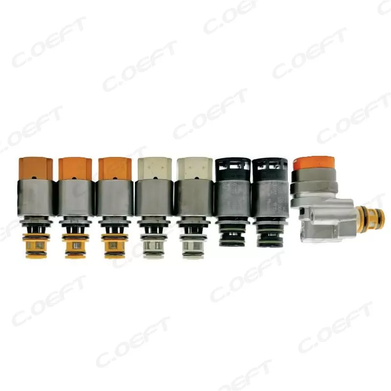 Refabricated Factory Wholesale Gearbox Solenoid Valve Transmission Solenoid Set 7DT45 7DT40 8PCS/SET for Porsche