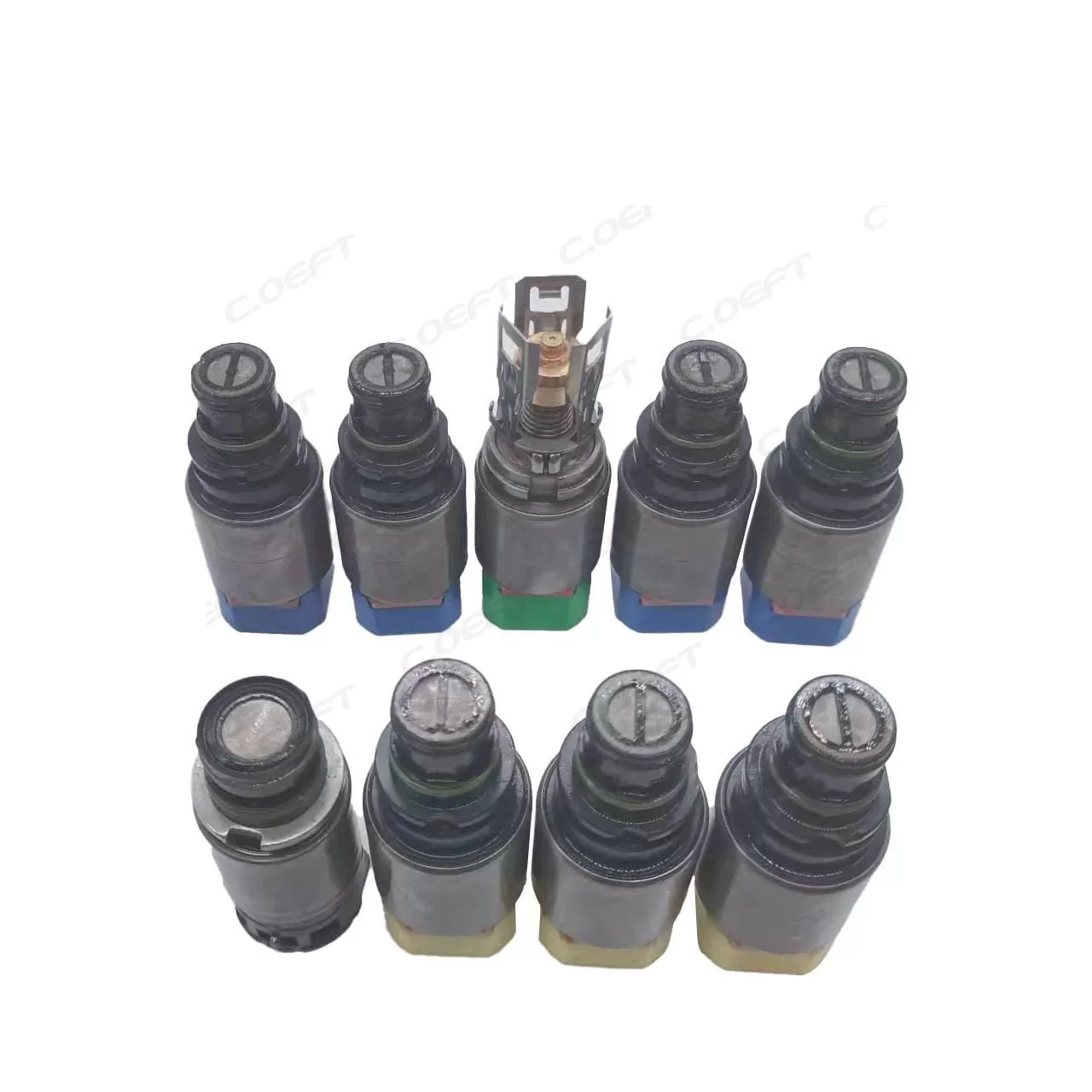 Refurbished Aftermarket Solenoid Valve Transmission Solenoid Set Genuine Solenoid Assy Gearbox Valve Kit 8HP50 9PCS/SET for BMW