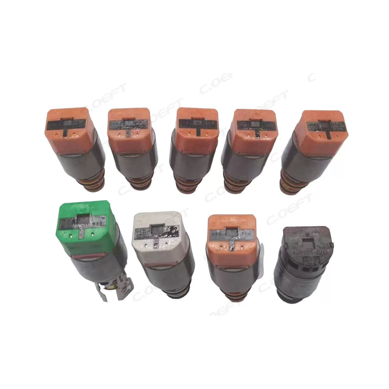 Remanufactured High Quality Transmission Solenoid Set Gearbox Valve Kit 8HP55 9PCS/SET for BMW