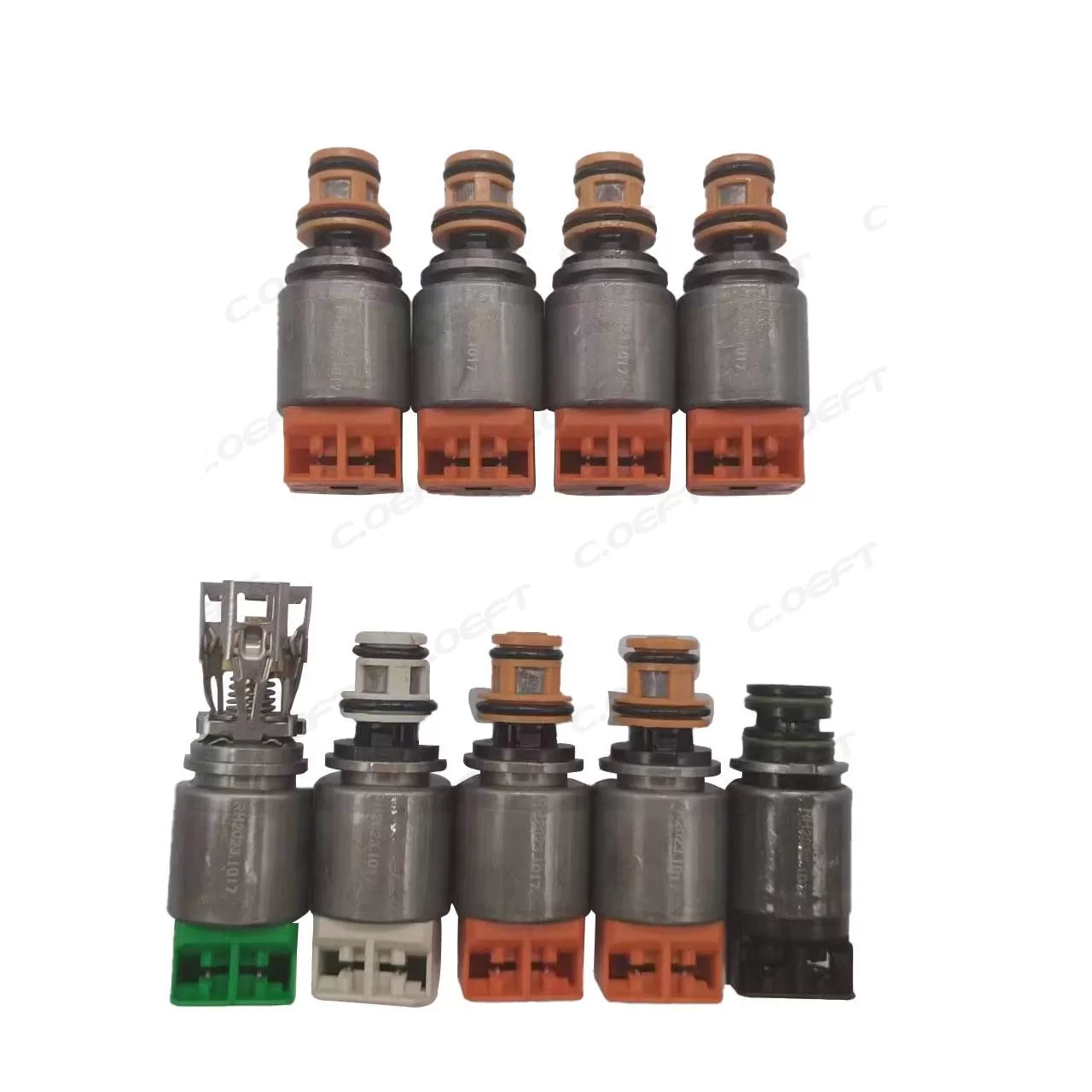 Remanufactured High Quality Transmission Solenoid Set Gearbox Valve Kit 8HP55 9PCS/SET for BMW