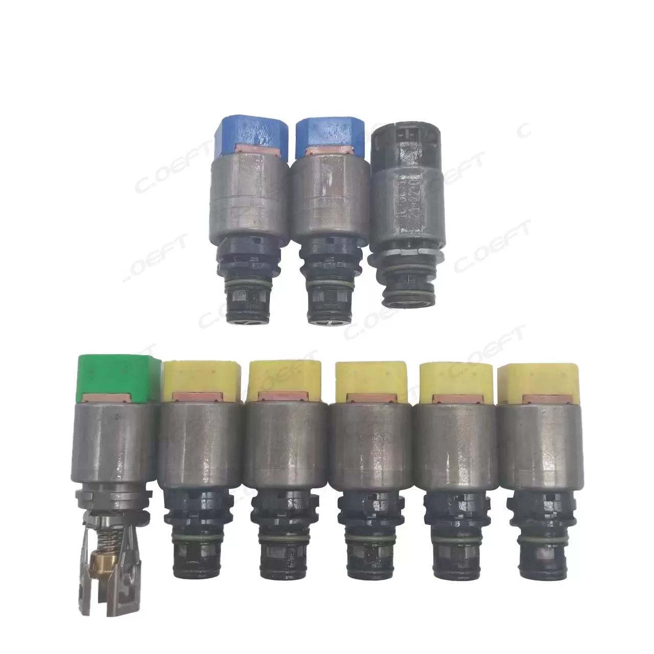 Remanufactured High Quality Transmission Solenoid Set Gearbox Valve Kit 8HP65 9PCS/SET for BMW