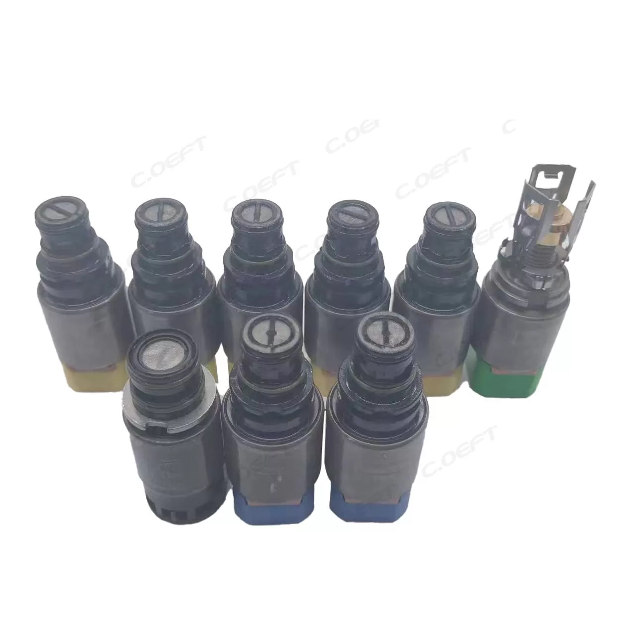 Remanufactured High Quality Transmission Solenoid Set Gearbox Valve Kit 8HP65 9PCS/SET for BMW