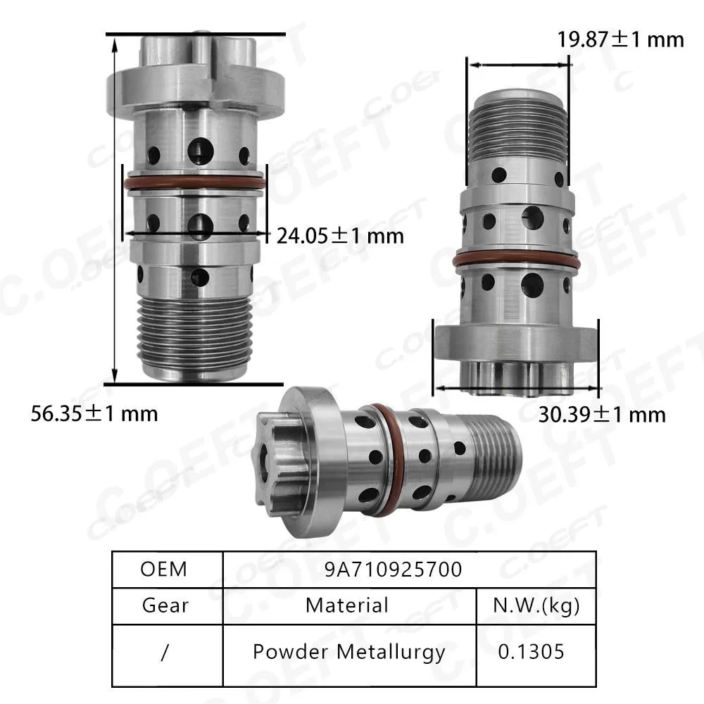 For Porsche 3.0 New High Quality Center Screw 9A710925700