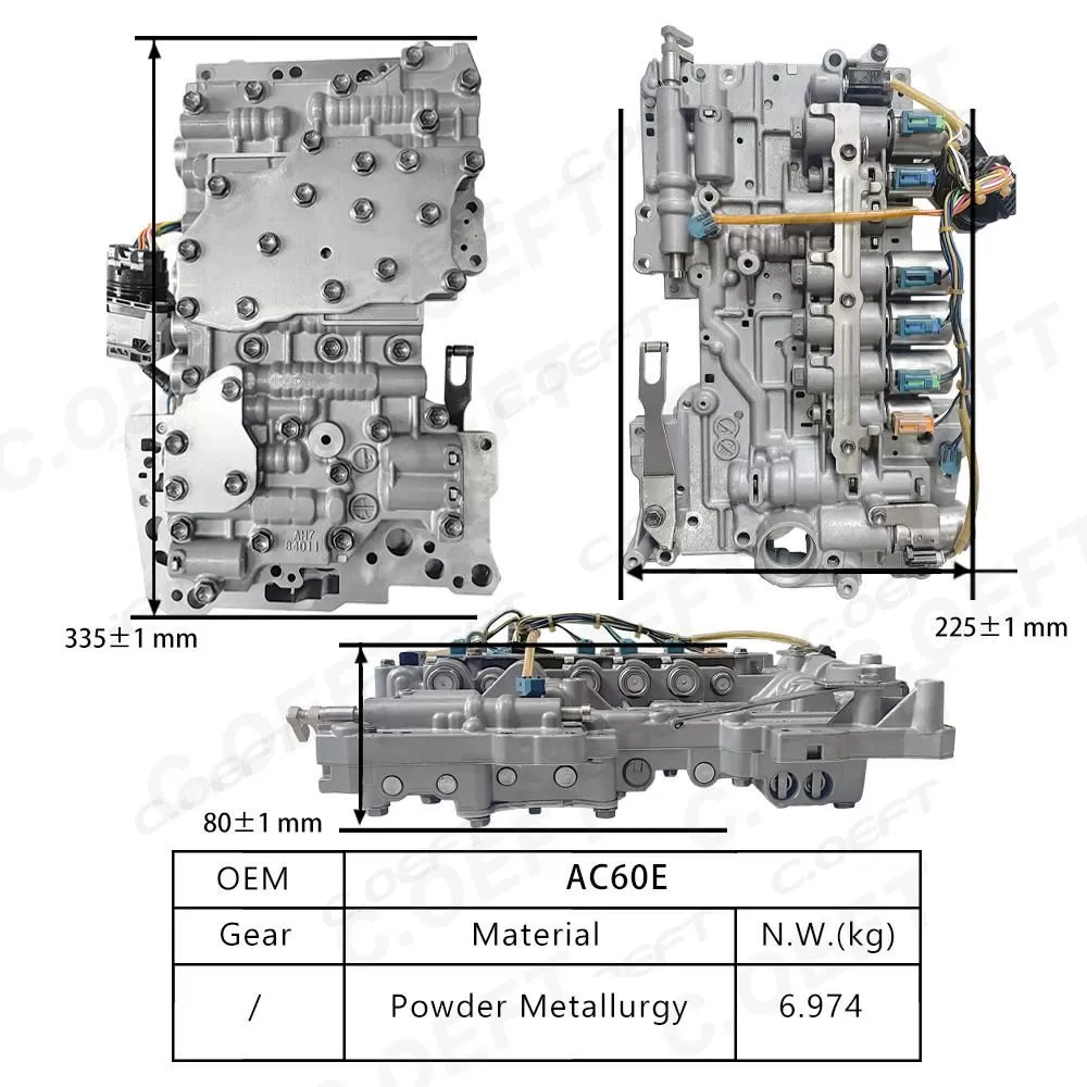 Rebuild High Quality Transmission Valve Body Assembly AC60E for Changan