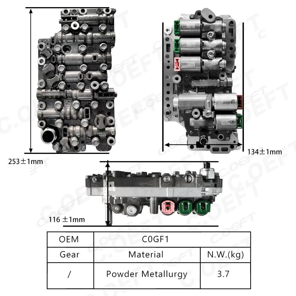 Remanufactured High Quality Transmission Valve Body C0GF1 for Korean Hyundai Kia CVT