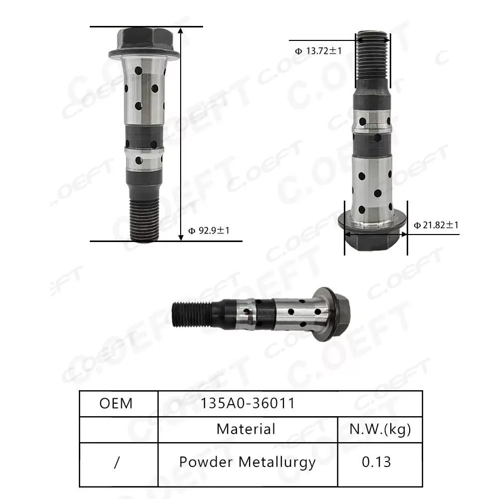For Lexus Camshaft Position Actuator Solenoid Valve Central Valve135A0-36011