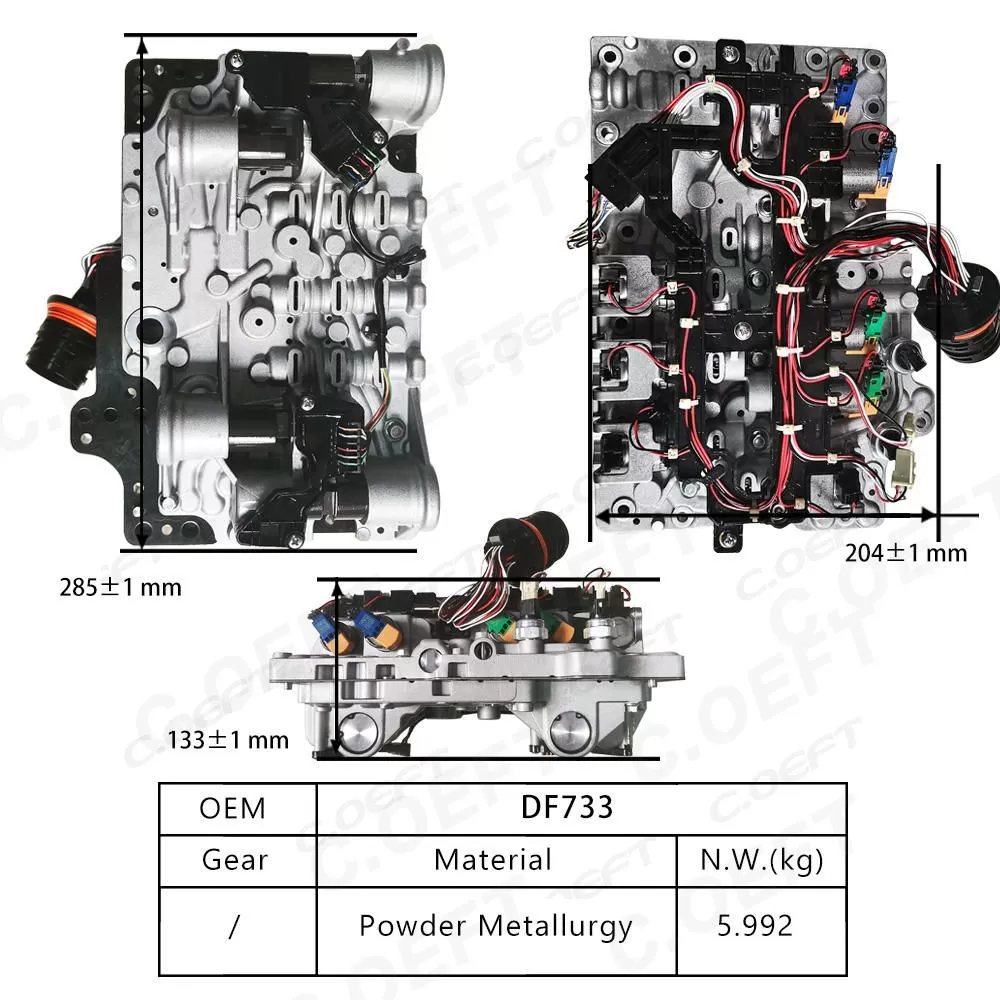 Refabrication Auto Parts Transmission Valve Body DF733 for Changan Automobile