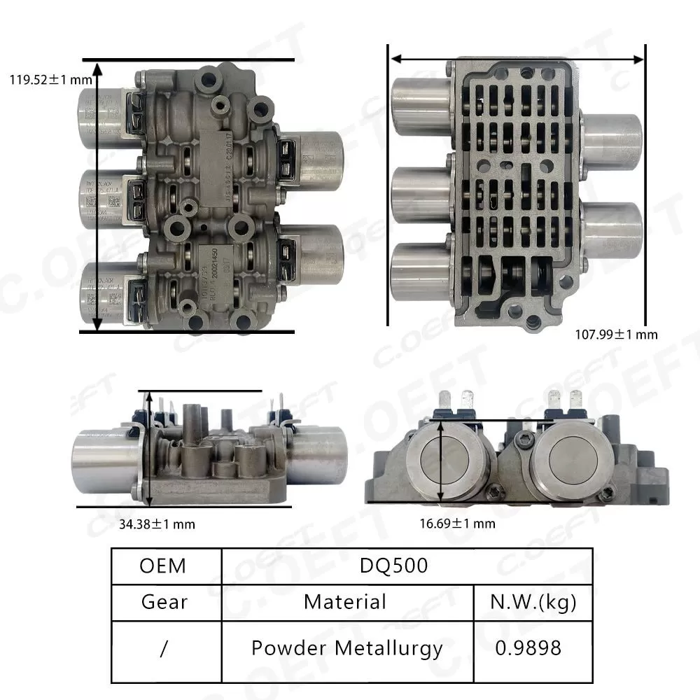 Refabricated Factory Wholesale Transmission Valve Body DQ500 for Volkswagen Audi 0BH/0DE