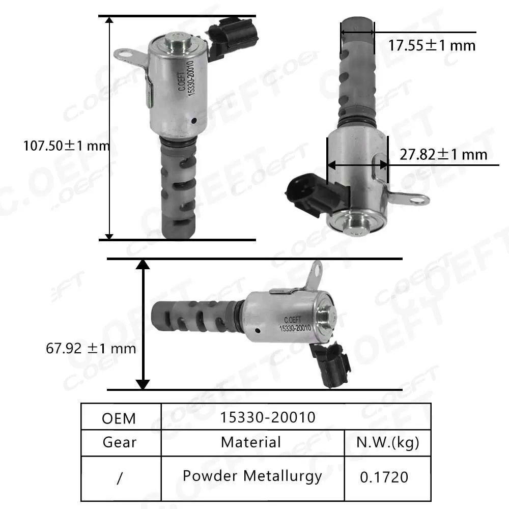 For Lexus Highlander New High Quality Engine Timing Oil Control Valve Camshaft Adjuster Control Valve 15330-20010