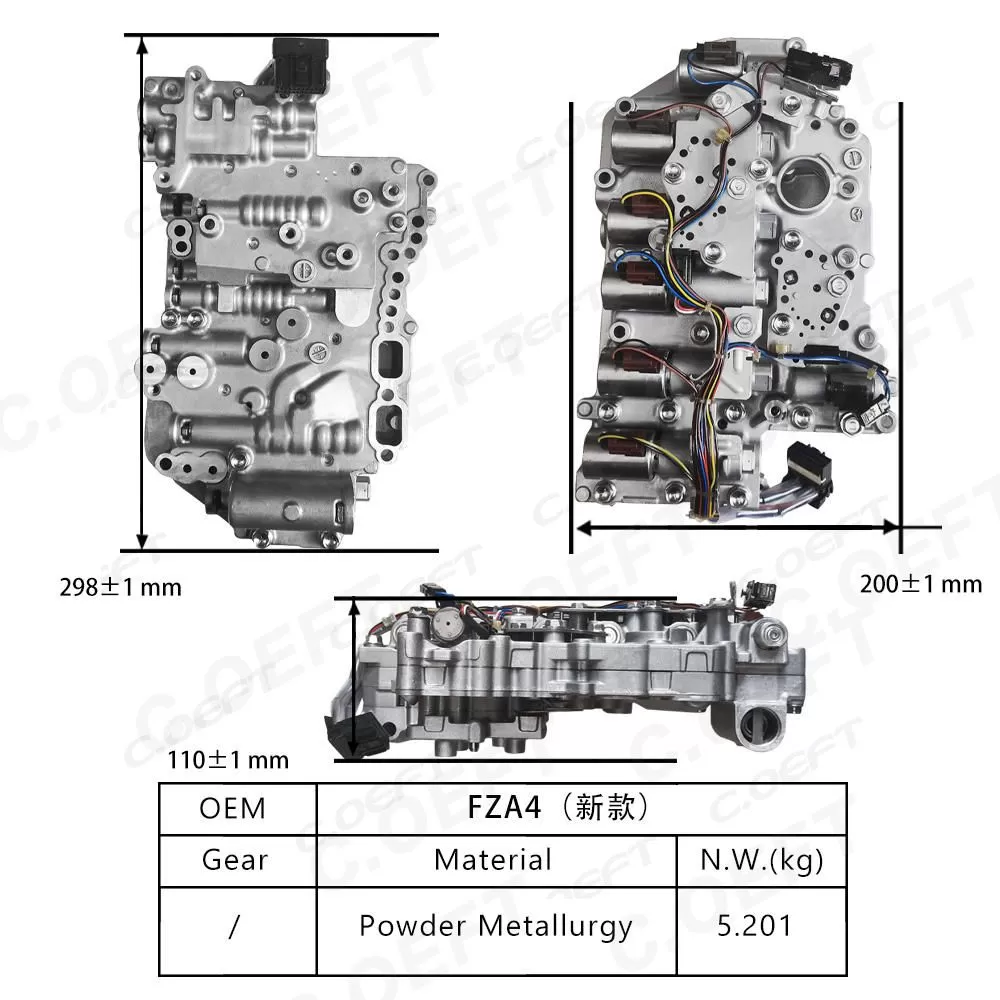 Refabrication Auto Parts Transmission Valve Body FZA4 for Mazda