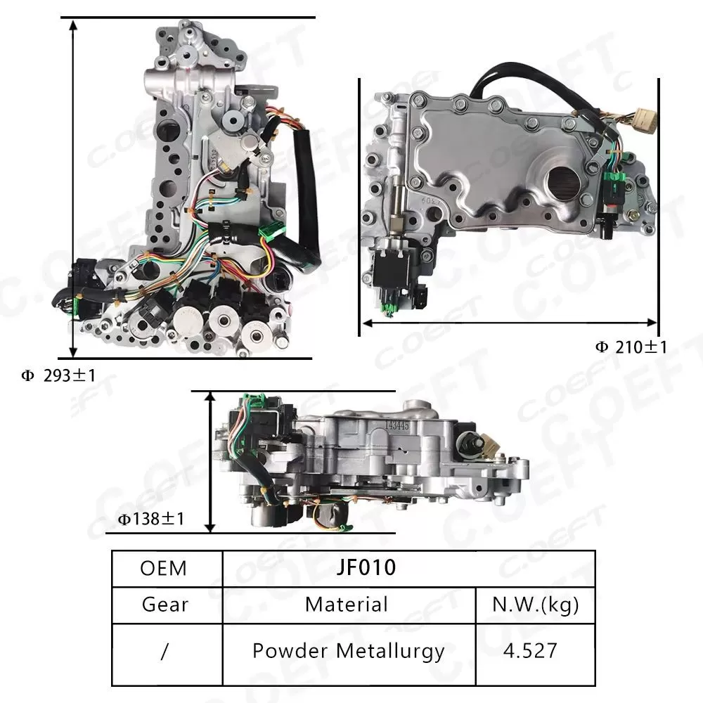 Remanufactured High Quality Transmission Valve Body JF010 JF010E RE0F09A for Nissan Teana