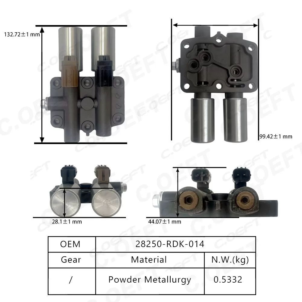 Rebuild High Quality Transmission Solenoid Valve 28250-RDK-014 for Honda Acura