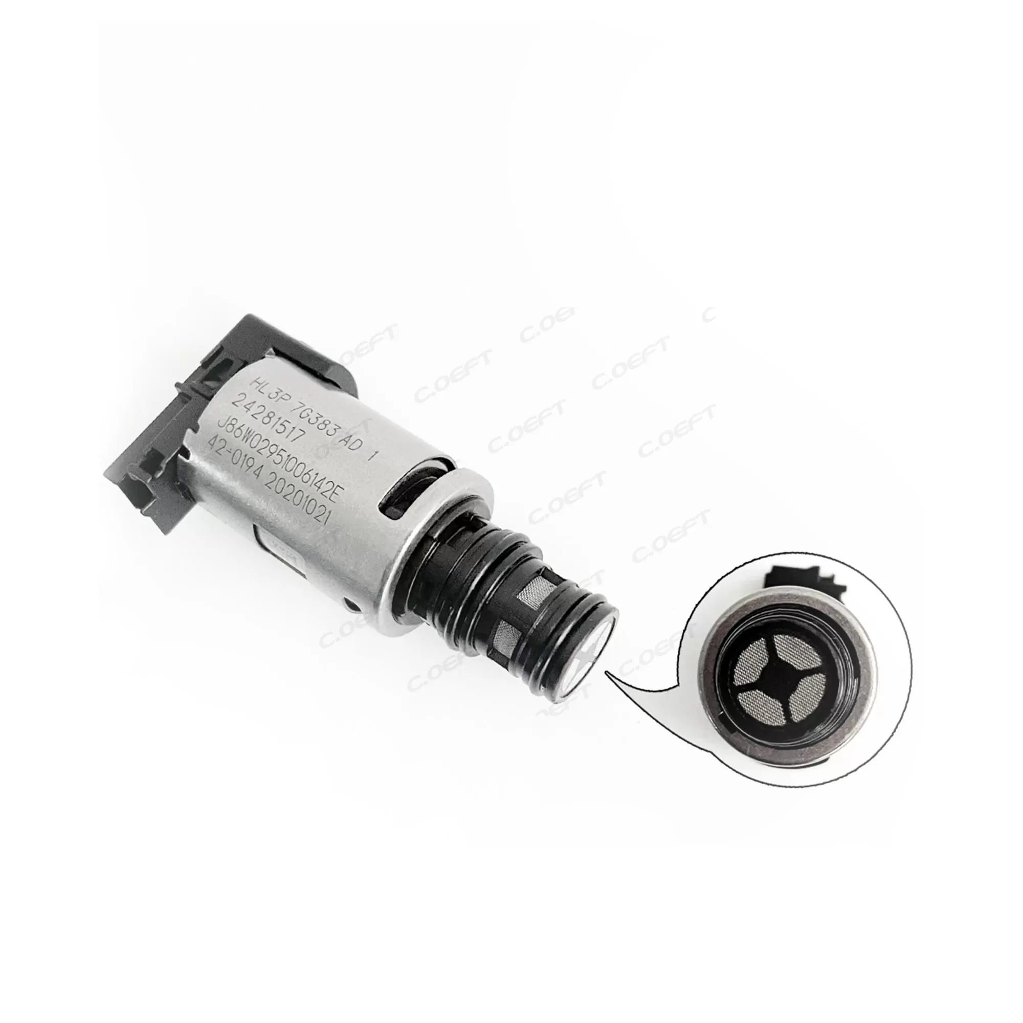 Auto Parts Rebuild HL3P-7G383-AD Automatic Transmission Solenoid Compatible with for Ford and for Buick Vehicles Gear Boxes