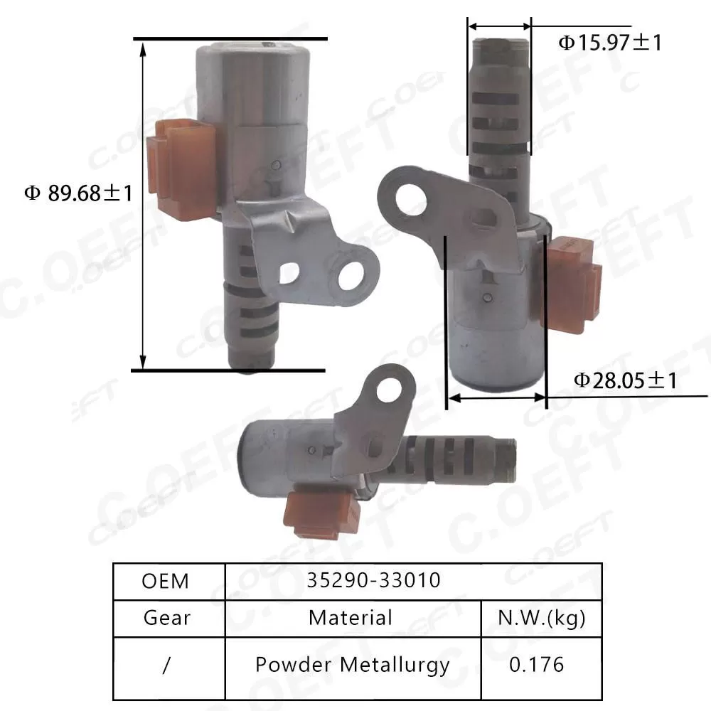 Refabrication Factory Wholesale Automatic Transmission Solenoid Transmission Shift Solenoid 35290-33010 for Toyota Lexus