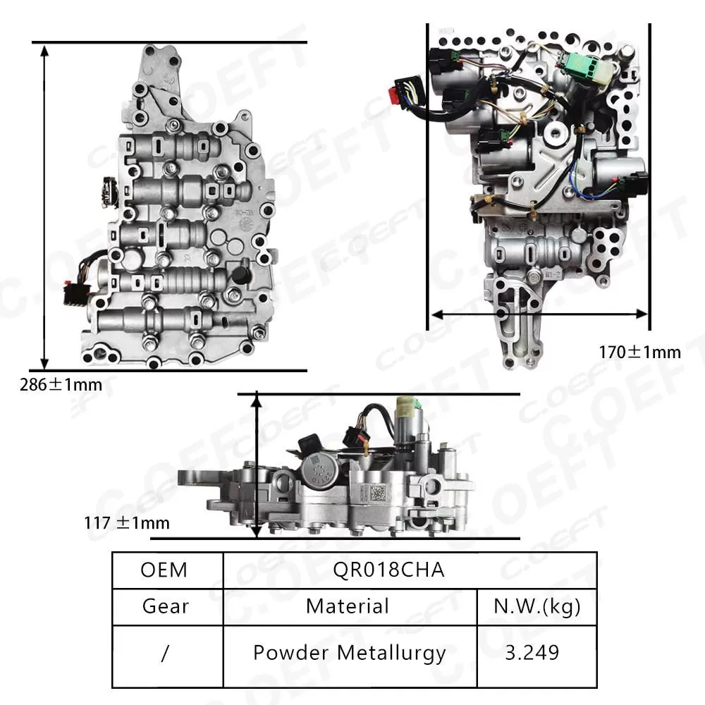 Remanufactured High Quality Gearbox Valve Body QR018CHA for Chery