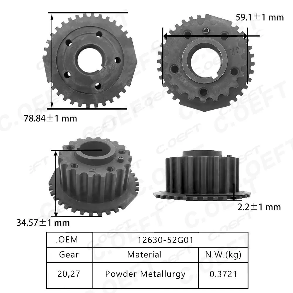 For Suzuki Tianyu/Swift 474 Timing Chain Kit 12630-52G01