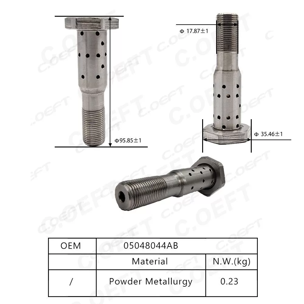 For Chrysler New High Quality Engine Oil Control Variable Valve Timing VVT Solenoid Center Screw 05048044AB