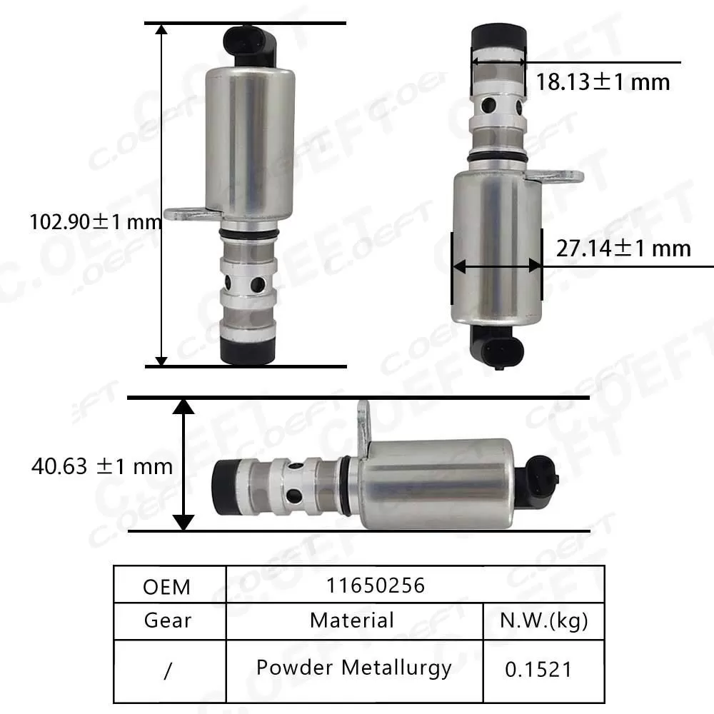 New Factory Wholesale Solenoid Valve Oil Control Valve 11650256 for Geely