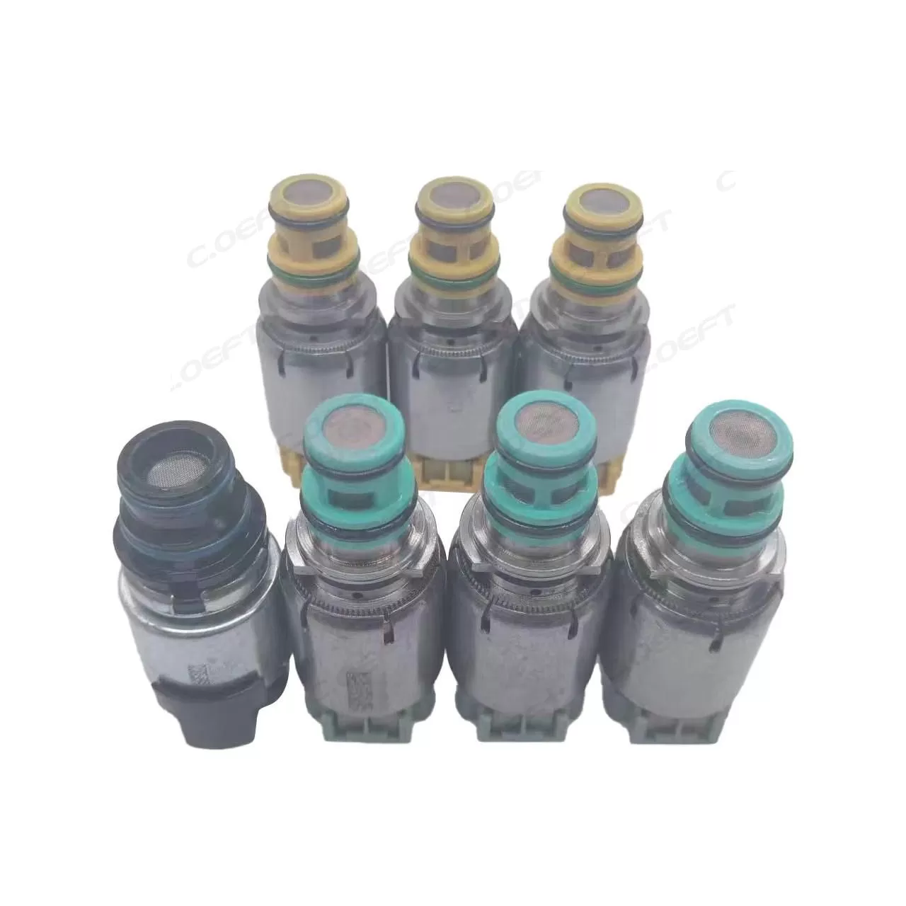 Refabrication High Quality Gearbox Valve Kit Transmission Shift Solenoid Transmission Valve 7PCS/SET New 6AT for Datong