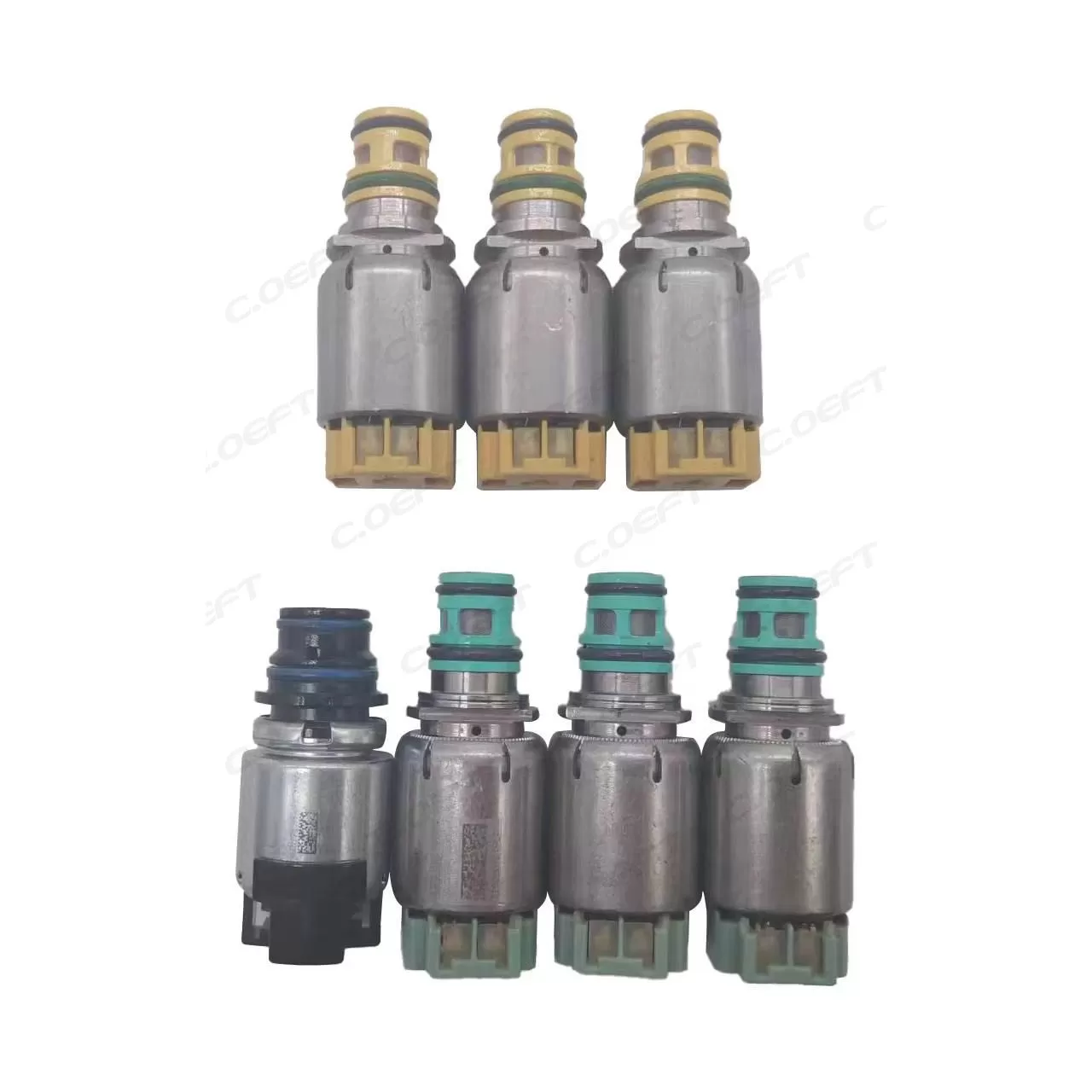 Refabrication High Quality Gearbox Valve Kit Transmission Shift Solenoid Transmission Valve 7PCS/SET New 6AT for Datong