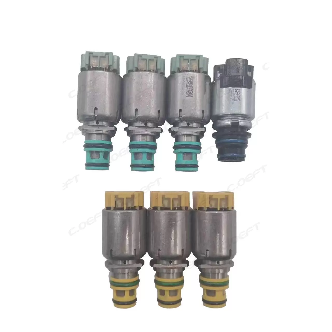 Refabrication High Quality Gearbox Valve Kit Transmission Shift Solenoid Transmission Valve 7PCS/SET New 6AT for Datong