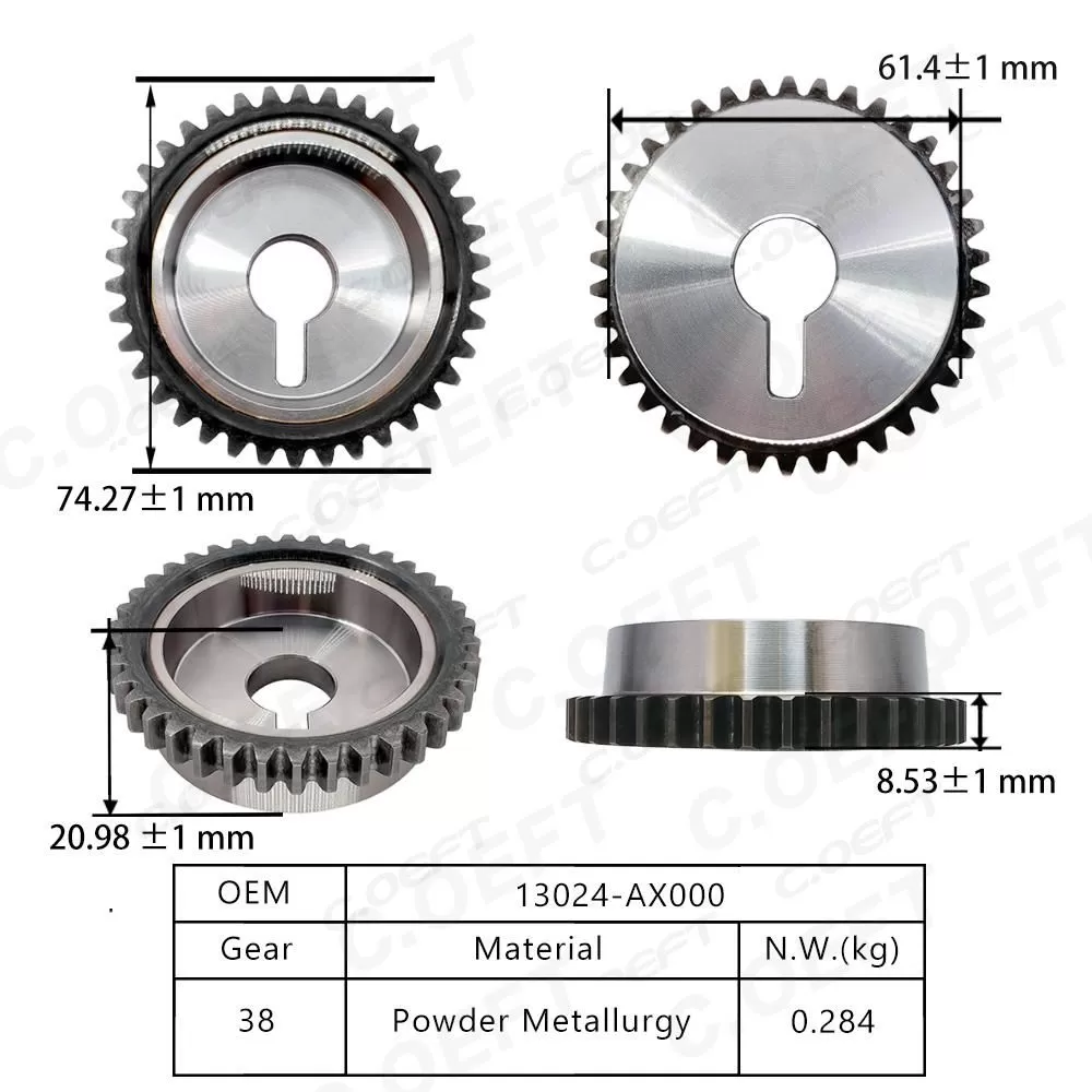 For Nissan Timing Chain Kit 13024-AX000