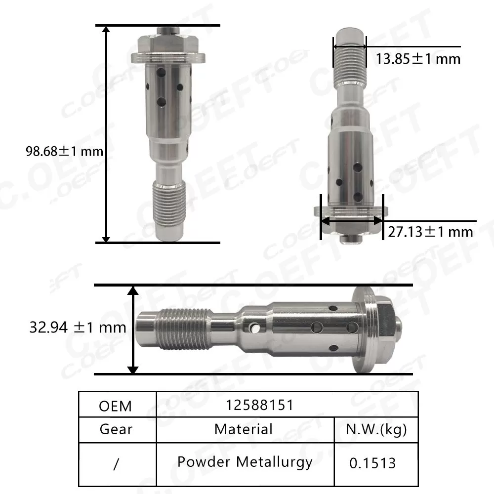 For GMC Chevrolet New Automatic Engine Timing Oil Control Valve Central Valve 12588151