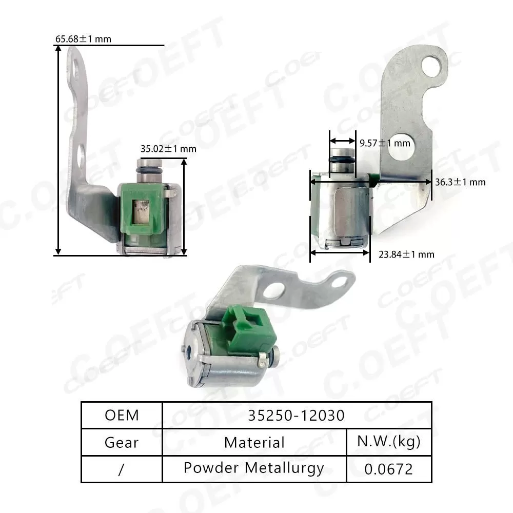 Wholesale Refabricated Factory 35250-12030 Transmission Solenoid Set 3PCS/SET for Toyota Gear Boxes