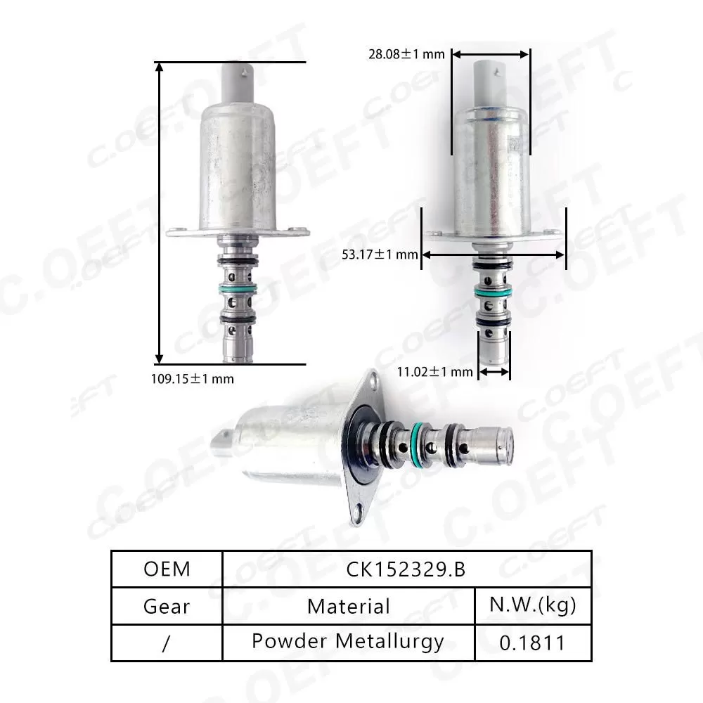 Factory Wholesale CK152329.B Solenoid Valve New Condition for Maxus Roewe MG