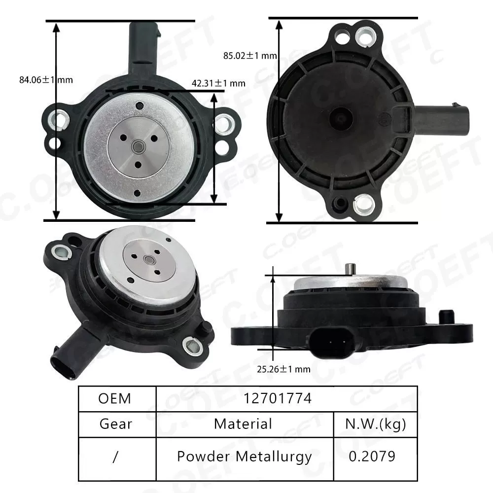 For Buick Chevrolet 1.4T Remanufactured High Quality Camshaft Timing Actuator Solenoid Camshaft Adjuster Magnet 12701774