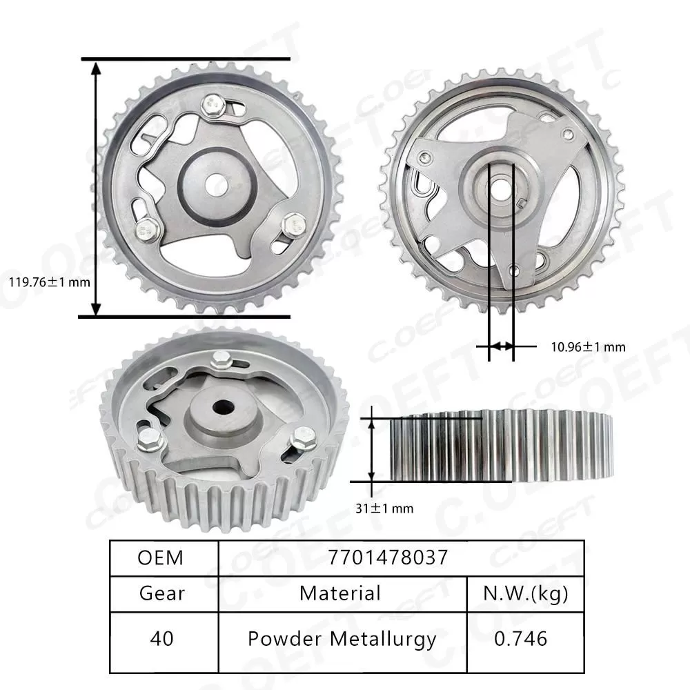 For Renault Timing Chain Kit 7701478037