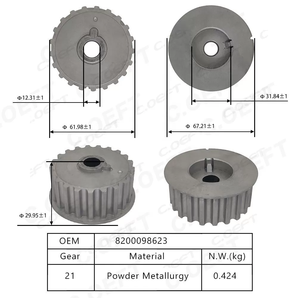 For Nissan Timing Chain Kit 8200098623 for Nissan