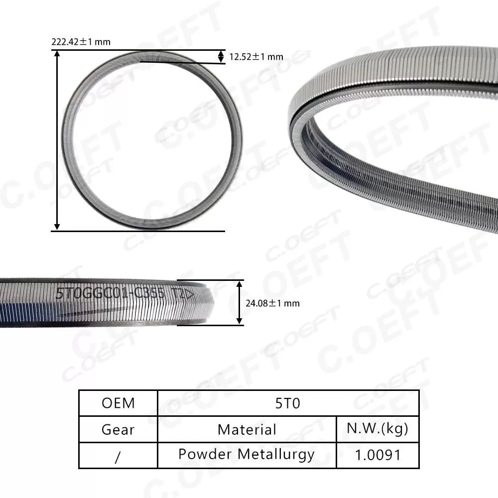 Wholesale Remanufactured Factory Timing Chain Kit & Accessories 5T0 Steel Belt for Honda