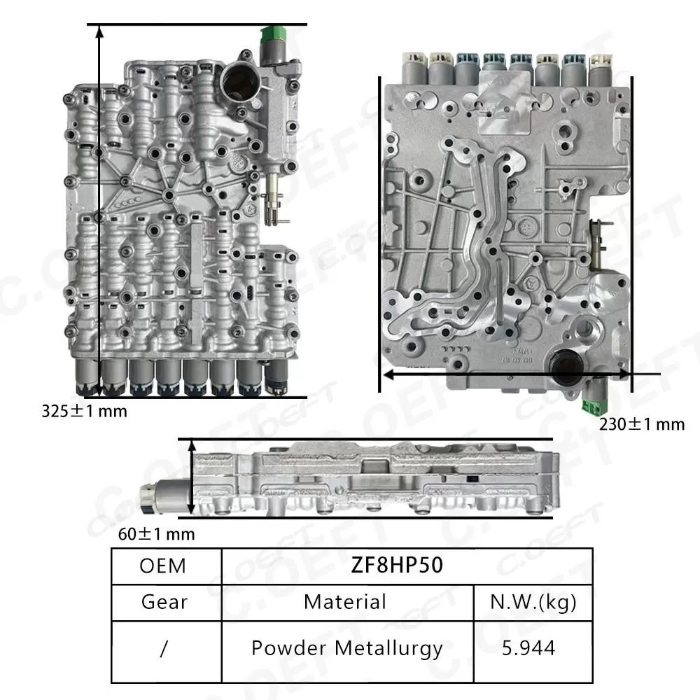 Rebuild High Quality Gearbox Valve Body ZF8HP50 for BMW