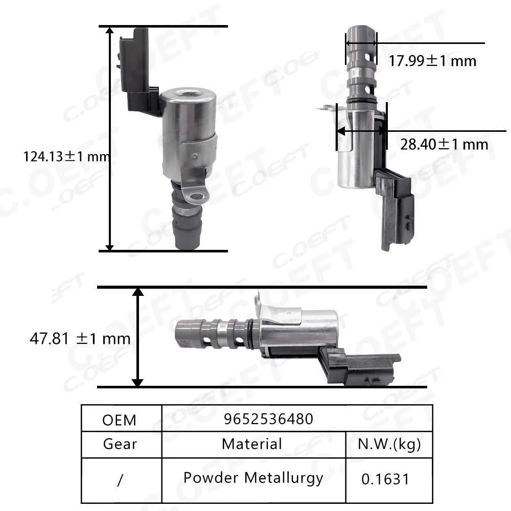 For Peugeot 307 0C New High Quality Solenoid Valve Engine Timing Oil Control Valve 9652536480/0800170308/1920.LQ
