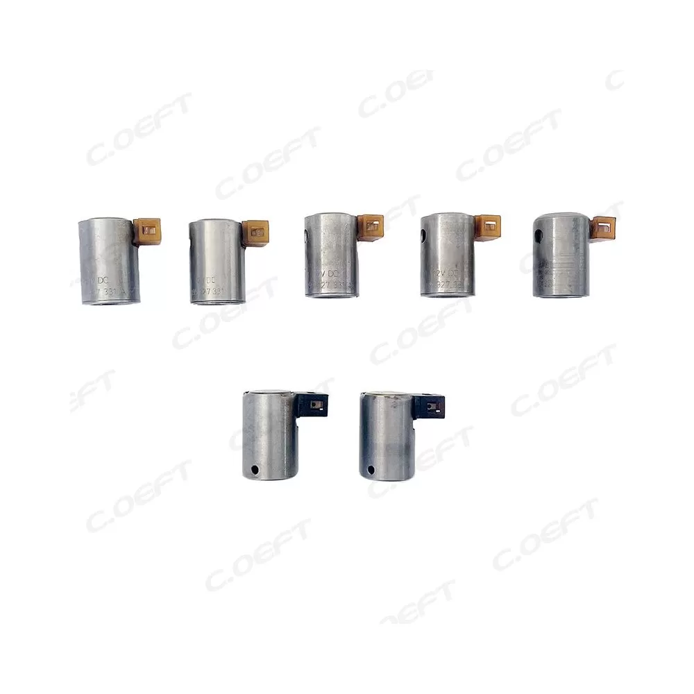High Quality Refabricated Transmission Solenoid Valve 152-0442 & 095927331 7PCS/Set for Volkswagen Audi Gear Boxes