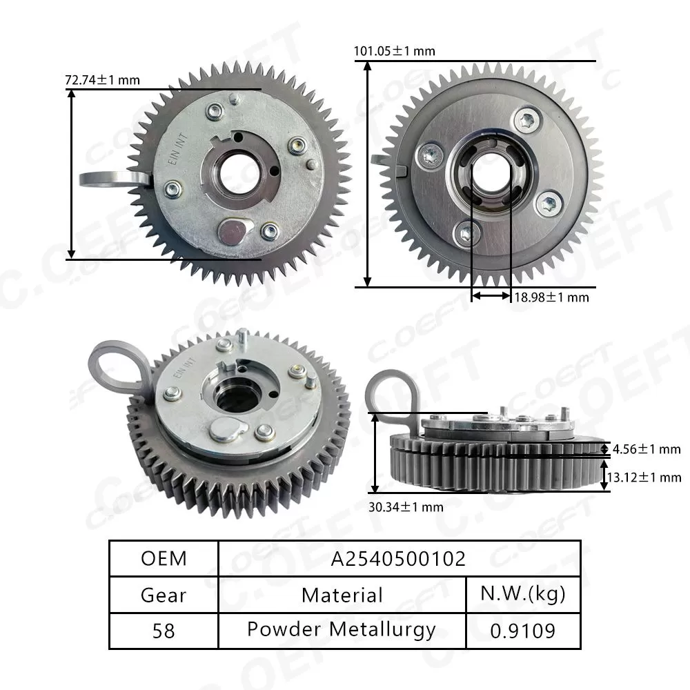 For Mercedes-Benz 254 Camshaft Adjuster VVT Timing Gear A2540500102