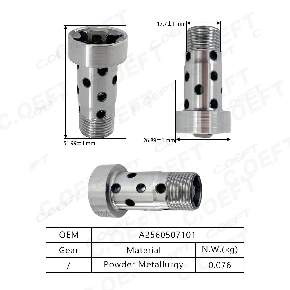 New Factory Wholesale Oil Control Variable Valve Center Screw A2560507101 for Mercedes-Benz 256