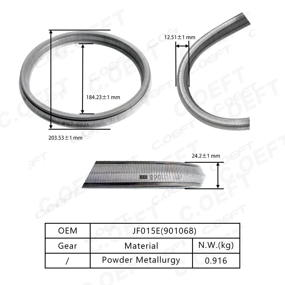 High Quality Refabricated JF015E 901068 Transmission Steel Belt Timing Chain Kit & Accessory for Nissan