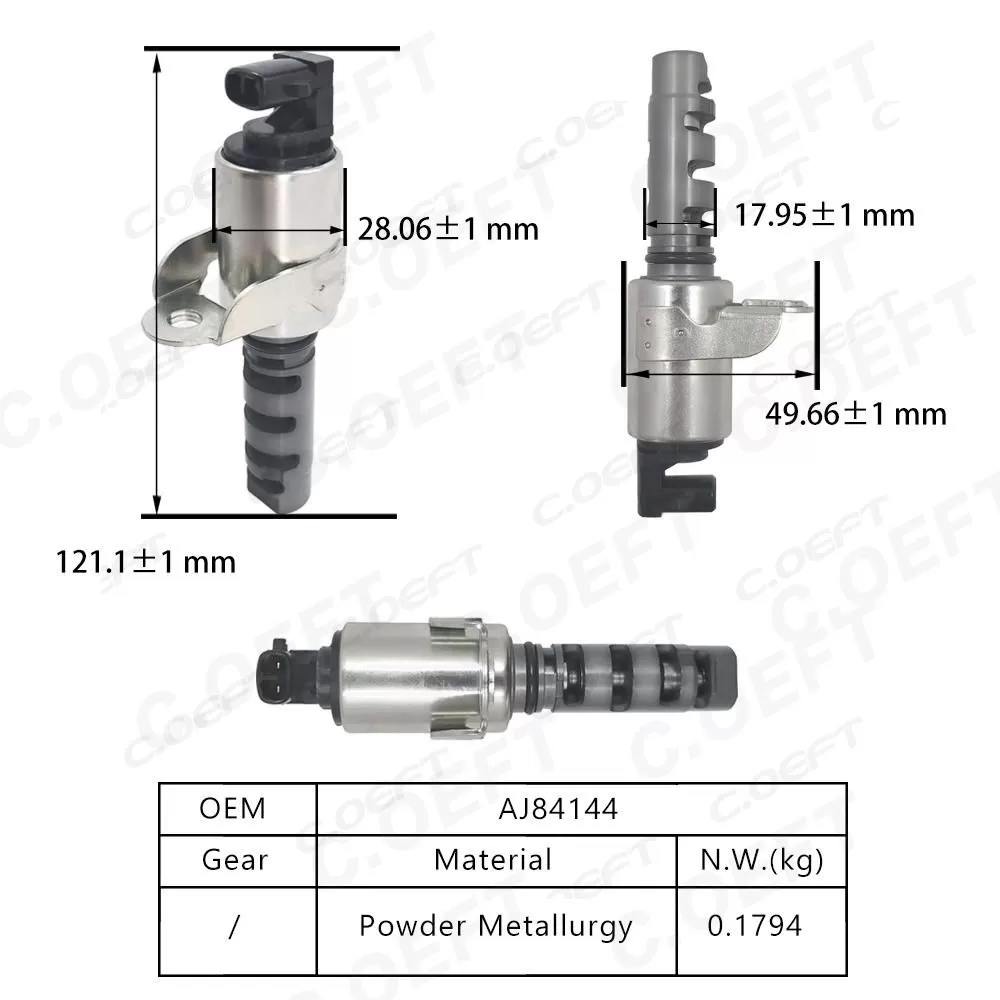 For Land Rover and Jaguar New Auto Parts Solenoid Valve Engine Oil Control Variable Valve Timing VVT Solenoid AJ84144 AJ810570