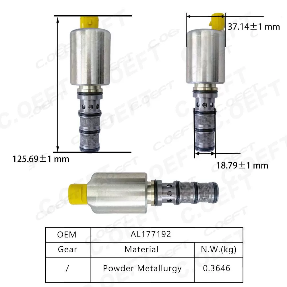 For John Factory Wholesale for Deere AL177192 Solenoid Valve Engine Parts for Excavators