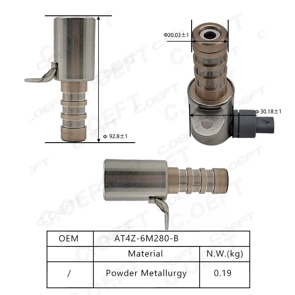 For Ford Explorer New Automatic Camshaft Position Actuator Solenoid Valve Engine Timing Oil Control Valve AT4Z-6M280-B