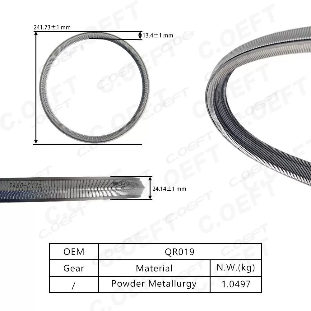 Wholesale Remanufactured Factory QR019 Steel Belt Transmission Timing Chain Kit & Accessories for Chery 019