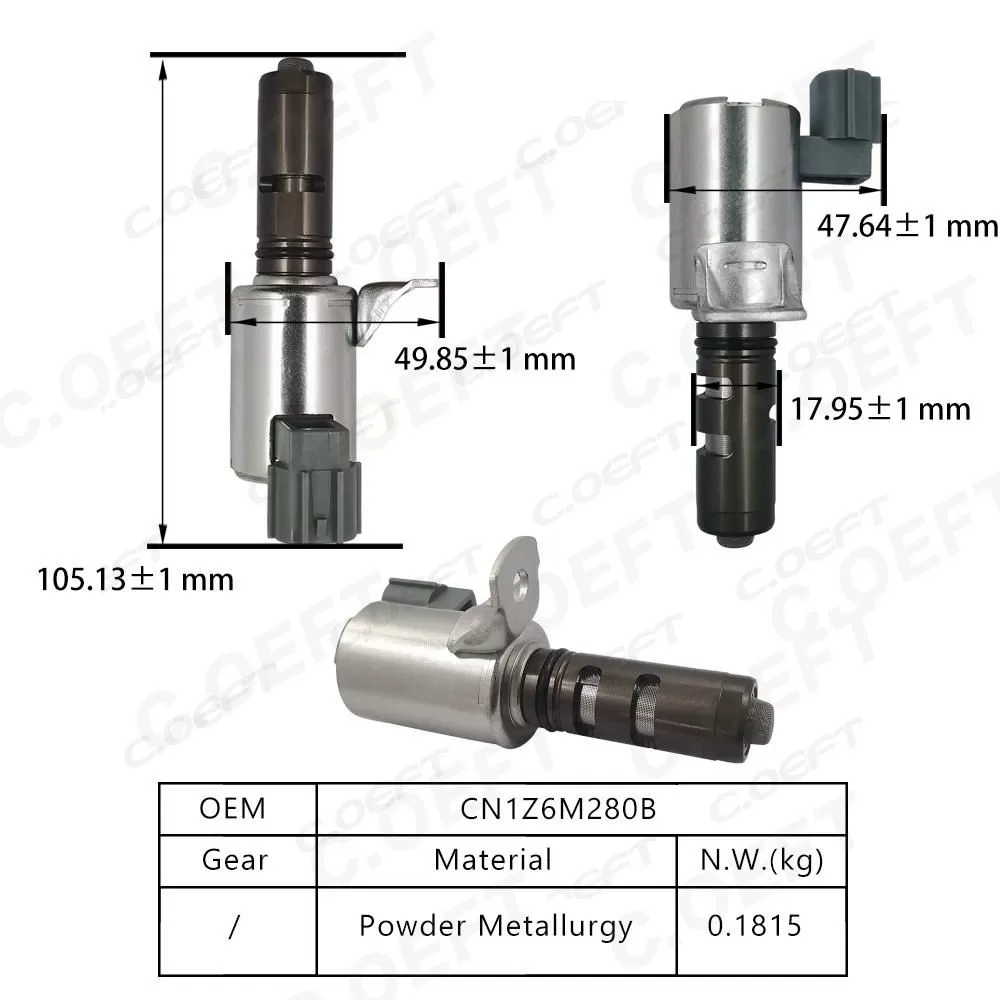 For Ford Fox 1.6 New High Quality Engine Oil Control Variable Valve Timing VVT Solenoid Solenoid Valve CN1Z6M280B