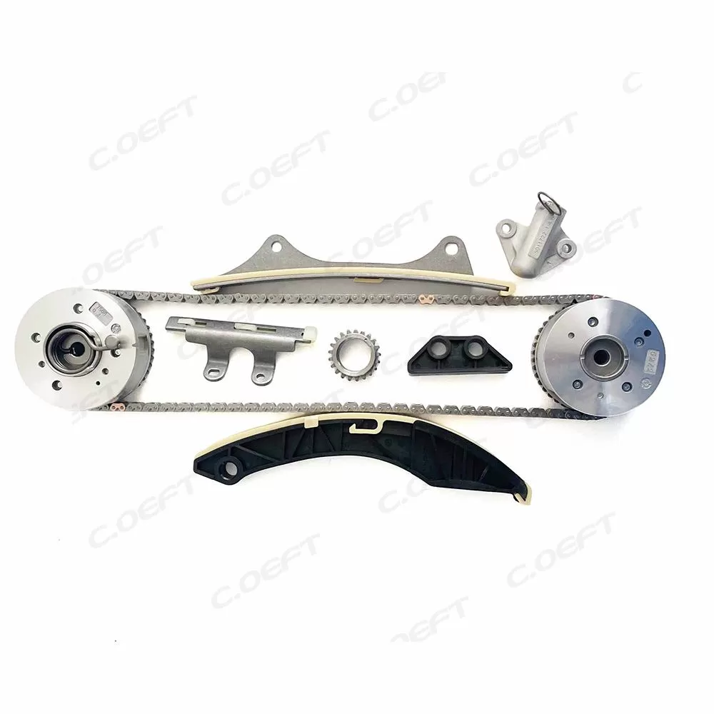 For Hyundai I10/I20 Engine Parts Timing Chain Kit 24370-03000 24350-03001 9PCS/SET ASBG-G4LA-7