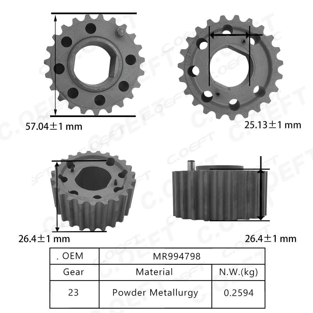 For Mitsubishi Timing Chain Kit MR994798