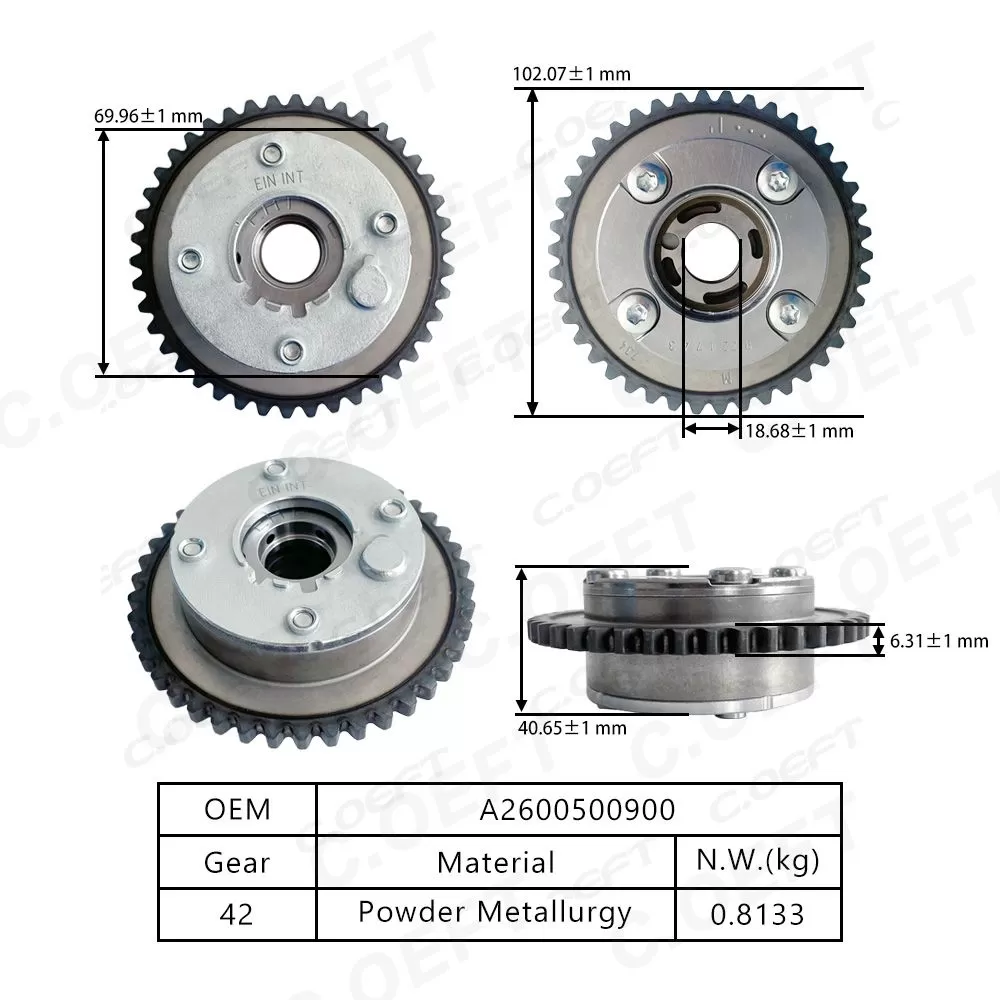 For Mercedes-Benz 260 Camshaft Adjuster VVT Timing Gear A2600500900